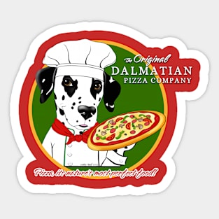 Dalmatian Pizza Co Sticker